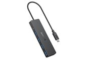 USB-hub - Anker USB-C Data Hub (4-in-1 5Gbps) - Black USB-hub - USB 3.1 - 4 porter - Svart - A8309G11