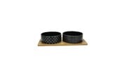 Hund - Beonebreed - Bamboo station 2 x bowls 500ml - (74022424360) - 74022424360