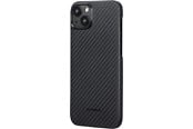 Mobil - Deksel og etui - PITAKA MagEZ 4 1500D case - black/grey twill - iPhone 15 Plus - KI1501M