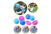 Vannlek - Happy Summer HAPPY SUMMER RE-USABLE WATER BOMBS Ø6,5CM 6-PACK - 303512