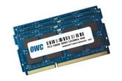 RAM - OWC Other World Computing - DDR3 - kit - 16 GB: 4 x 4 GB - SO-DIMM 204-pin - 1333 MHz / PC3-10600 - unbuffered - OWC1333DDR3S16S