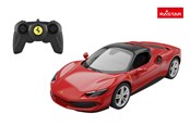 Fjernstyrt - RASTAR R/C 1:16 FERRARI 296 GTS RED - 94600