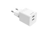 Mobil - Adaptere og ladere - CELLY TC2USBC20W - 2 USB-C Wall Charger 20W [PRO POWER] - TC2USBC20WWH