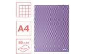 Blokker & Notisbøker - Esselte  Colour'Breeze A4 Notebook squared wirebound Lavender - 628479