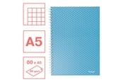 Blokker & Notisbøker - Esselte  Colour'Breeze A5 Notebook squared wirebound Blue - 628466