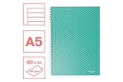 Blokker & Notisbøker - Esselte  Colour'Breeze A5 Notebook lined wirebound Green - 628472