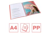 Arkivering & Oppbevaring - Esselte  Colour'Breeze Display Book with 80 pockets Coral - 628445