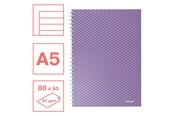 Blokker & Notisbøker - Esselte  Colour'Breeze A5 Notebook lined wirebound Lavender - 628474