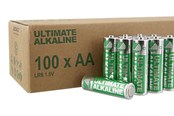 Batteri - Deltaco Ultimate Alkaline batteries LR6/AA size 100-pack - ULTB-LR6-100P