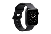 Smartklokke - Tilbehør - GEAR Watch Band Silicone BLACK Apple Watch 38/40/41mm - 663354