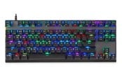 Tastatur - Motospeed Mechanical gaming keyboard K82 RGB (black) - Gamingtastatur - US English - Svart - K82-Red