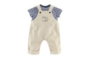 Dukker, Bamser & Utstyr - Corolle Mon Grand Poupon Dungarees Ecru and T-shirt 36cm - 9000141560