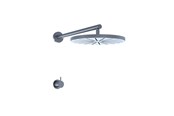 Dusj- og monteringstilbehør - Vola 2261-19 single lever mixer and head shower, brass nature - 2261-19