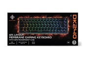 Tastatur - Deltaco DK240 Membrane 60% Keyboard with semi transparent - NO - Gamingtastatur - Svart - GAM-158