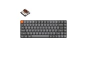 Tastatur - Keychron K3 Max QMK/VIA Wireless RGB Hot Swap Low Profile Brown - Gamingtastatur - Uten numpad - Nordisk - Svart - K3M-H3