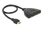 Videosplitter - DeLOCK HDMI UHD Switch 3 x HDMI in > 1 x HDMI out 4K - 18600