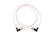 Diverse kabel - NORTH 3G SDI Cable BNC Male-Male 25cm Angled Plugs Extra Thin - 593500