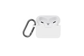 Mobil - Andre tilbehør - NORTH Airpods Pro Protective Case Silicone Carabiner White - 616503