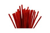 Kreative leker - Creativ Company Chenille Red 30cm 50 pcs. - 51613