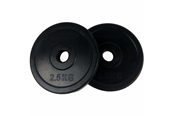 Sport & Fitness - Tunturi Rubber Weight Plates 2 x 2.5kg Ø30 - 14TUSCL144IONE SIZE