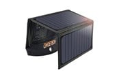 Kraftstasjon - Choetech Foldable solar charger  SC001 19W 2xUSB (black) - SC001