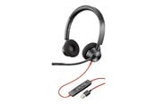 Hodetelefoner - Poly Blackwire 3320-M | On Ear headset | Microphone | Active noisereduction - 76J17AA