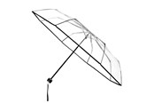 Fritid & Reise - miniMAX Transparent - Hand opening - Windproof - 98 cm - Transparent - LF-191