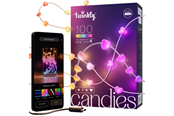 Smarthus - Twinkly Candies – 100 Heart-shaped RGB LEDs Clear Wire USB-C - TWKH100RGB-T