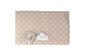 Babyutstyr - Parsa Baby Bleiepose vanntett. Beige med hvite prikker - P00004950