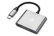 Dokkingstasjon - XtremeMac XWH-HUB3-13 laptop dock/port replicator - XWH-HUB3-13