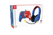 Spill - Tilbehør - PDP Power Pose Mario Wired Headset & Controller Bundle - Controller - Nintendo Switch - 0708056070298