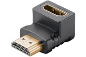 Skjermkabel - Pro HDMI - Angled Adapter 270° - Black - 4040849657498