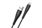 USB - Foneng X15 USB to USB-C cable 2.4A 1.2m (black) - X15 Type-C / Black