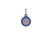 Mobil - Andre tilbehør - ONSALA Airtag Holder Silicone Blue with Keyring - 664063