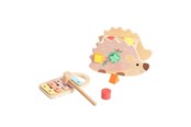 Babyleker - Classic World Wooden Hammer Bench Hedgehog 9 pcs. - 20137