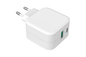 Mobil - Adaptere og ladere - GreyLime 38W USB-C PD & USB-A QC charger - C38W2OPDQ