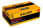 Batteri - KODAK XTRALIFE alkaline AA battery (60 pack) - 30410961