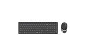 Tastatur - RAPOO Keyboard/Mice Set 9750M Multi-Mode Wireless Dark Grey - Tastatur & Mussett - Svart - 12138