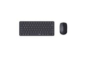 Tastatur - RAPOO Keyboard/Mice Set 9010M Wireless Multi-Mode Black - Tastatur & Mussett - Svart - 12654