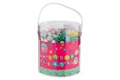 Arts & Crafts - Tilbehør - Creative Craft Group Bucket with Wooden Beads 250gr. - 100013