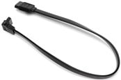 Sata - DUTZO SATA kabel - Svart - 0.17 m - Rett og 90°-kontakt - DC-SATA9003BLK