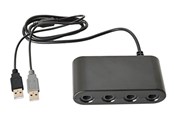 Spill - Tilbehør - TTX Tech 4 Player GameCube Controller Adapter - Nintendo Wii U - 849172004764