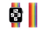 Smartklokke - Tilbehør - Lippa Apple Watch LGBT+ Nylon Strap 42/44/45/49 - Rainbow Colors - LPAW046