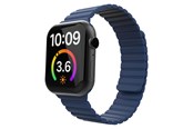 Smartklokke - Tilbehør - Lippa Apple Watch Magnetic Silicone Strap 42/44/45/49 - Navy Blue - LPAW120