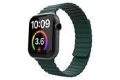 Smartklokke - Tilbehør - Lippa Apple Watch Magnetic Silicone Strap 42/44/45/49 - Dark Green - LPAW118