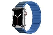 Smartklokke - Tilbehør - Lippa Apple Watch Magnetic Silicone Strap 38/40/41 - Dark Blue - LPAW079