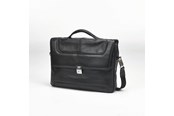 Veske/Hylster/Sekk til bærbar PC - Samsonite Computer bag SIDAHO 15.6" Portfolio Leather Black - 29V*09002