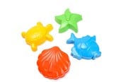 Utendørsleker - Androni Sand molds Sea animals 4 pcs. - 3609-0000