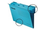 Arkivering & Oppbevaring - Esselte Pendaflex - hanging file - for A4 - tabbed - blue - 93133