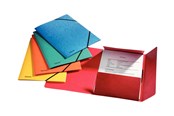 Arkivering & Oppbevaring - Esselte Rainbow - 3-flap folder - for A4 - capacity: 350 sheets - assorted colours (pack of 5) - 15523